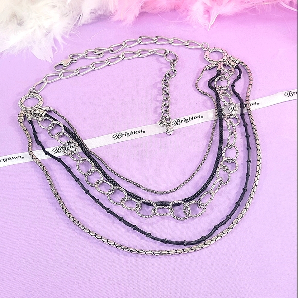 Brighton Jewelry - Brighton Pebble Cascade Multistrand Long Necklace